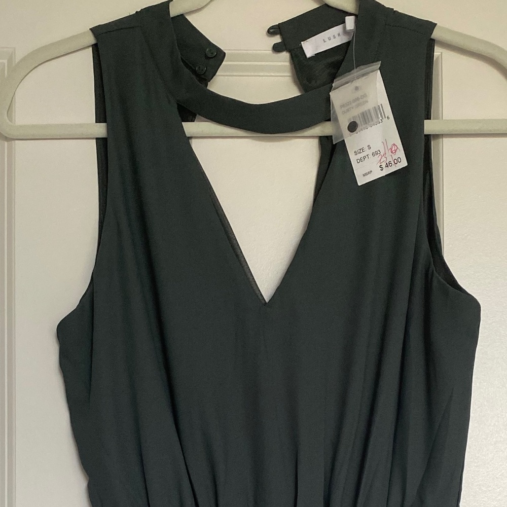 NWT Green romper